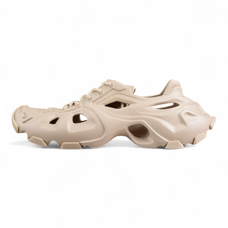 Balenciaga HD Lace Up Beige Sneakers