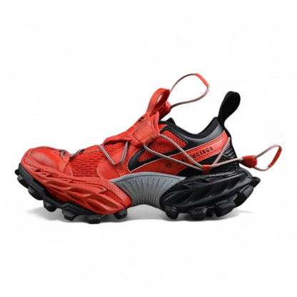 Balenciaga Hike Red Black Sneakers