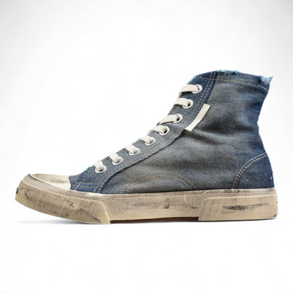 Balenciaga Paris High Denim Blue Sneakers