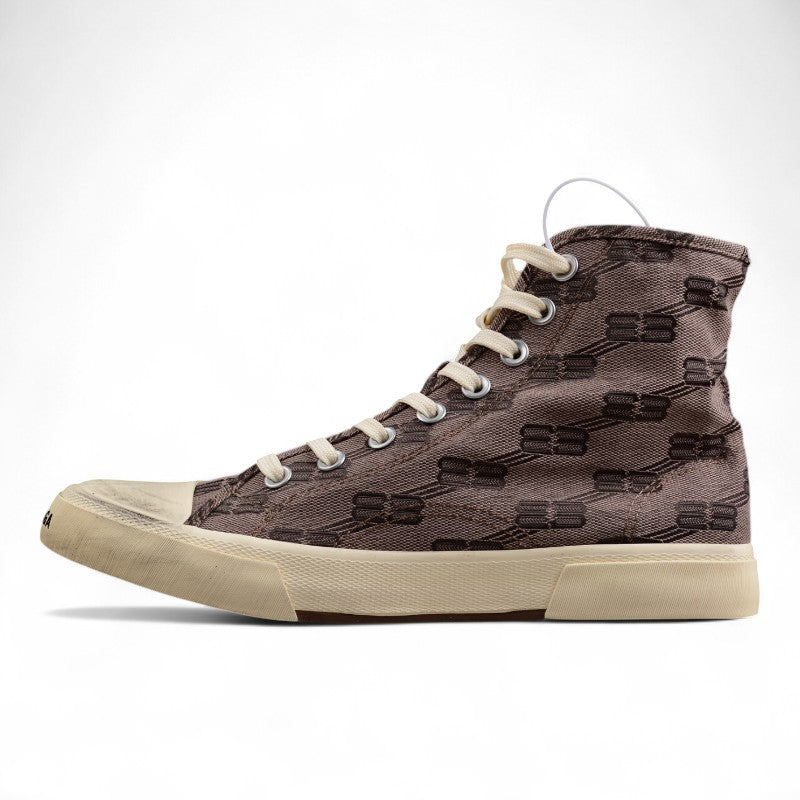 Balenciaga Paris High BB Monogram Sneakers
