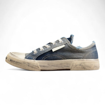 Balenciaga Paris Mid Denim Blue Sneakers