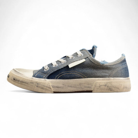 Balenciaga Paris Mid Denim Blue Sneakers