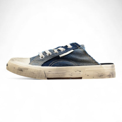 Balenciaga Paris Mule Denim Blue