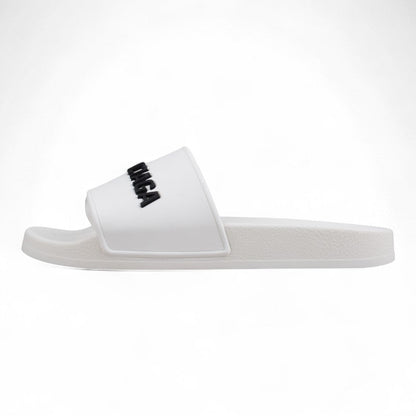 White Pool Slides