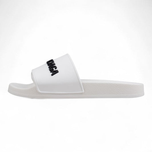 White Pool Slides