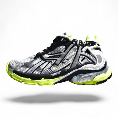 Balenciaga Runner Sneakers Black/Neon Yellow