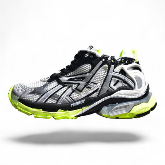 Balenciaga Runner Sneakers Black/Neon Yellow