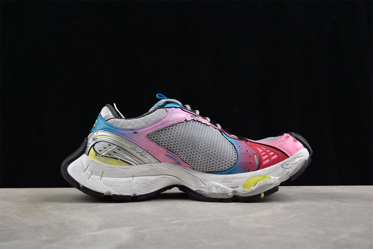 Balenciaga Stapler Grey Pink Sneakers
