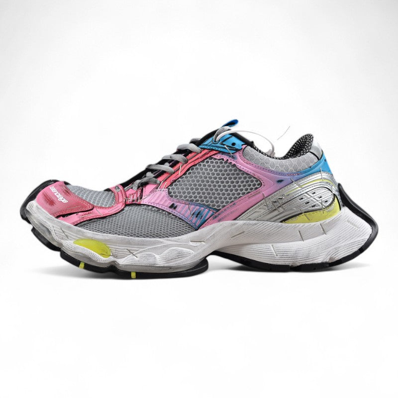 Balenciaga Stapler Grey Pink Sneakers