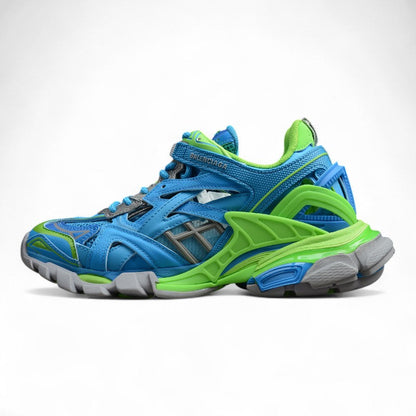 Balenciaga Track 2 Blue Green Sneakers
