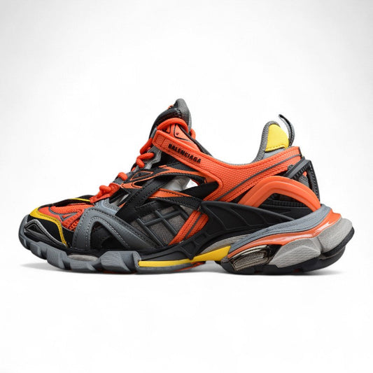 Balenciaga Track 2 Orange Black Sneakers