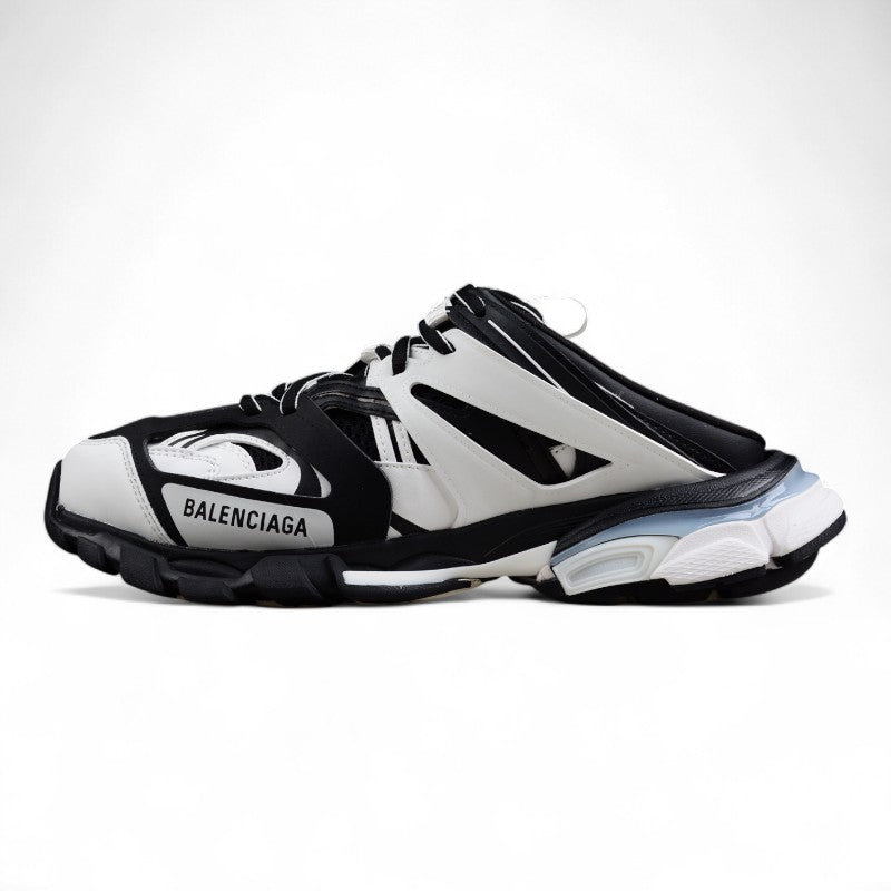 Balenciaga Track Mule White Black