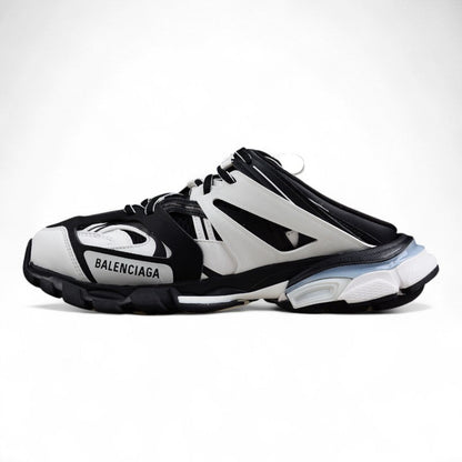 Balenciaga Track Mule White Black