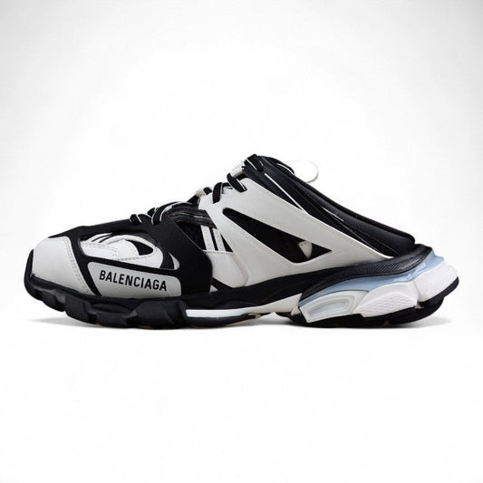 Balenciaga Track Mule White Black