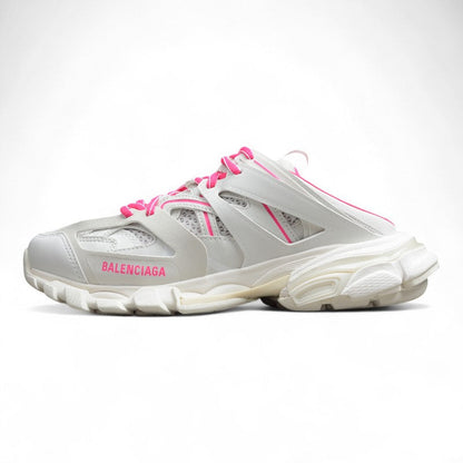 Balenciaga Track Mule White & Rose Pink
