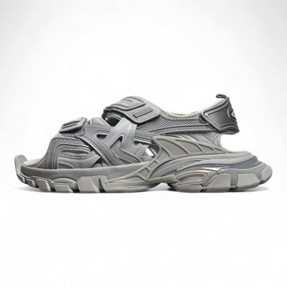 Balenciaga Track Sandals Silver