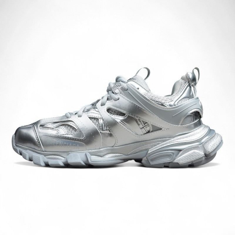 Women's Silver Track Lifestyle Sneakers