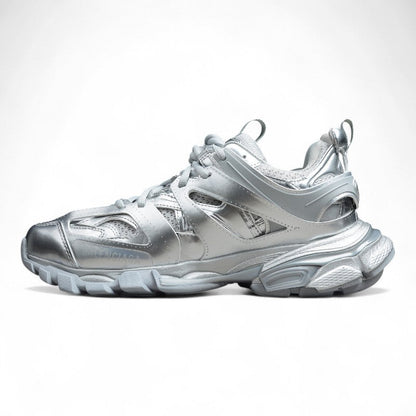 Women's Silver Track Lifestyle Sneakers