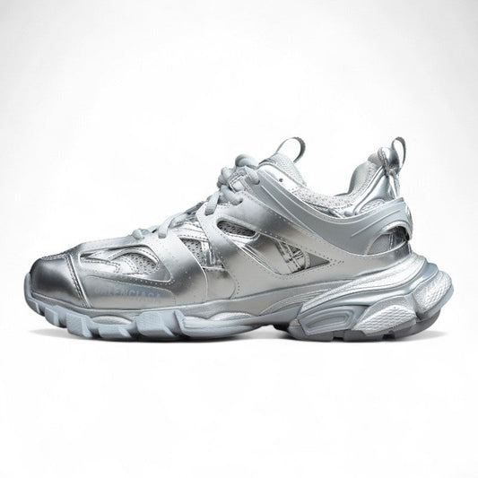 Women's Silver Track Lifestyle Sneakers