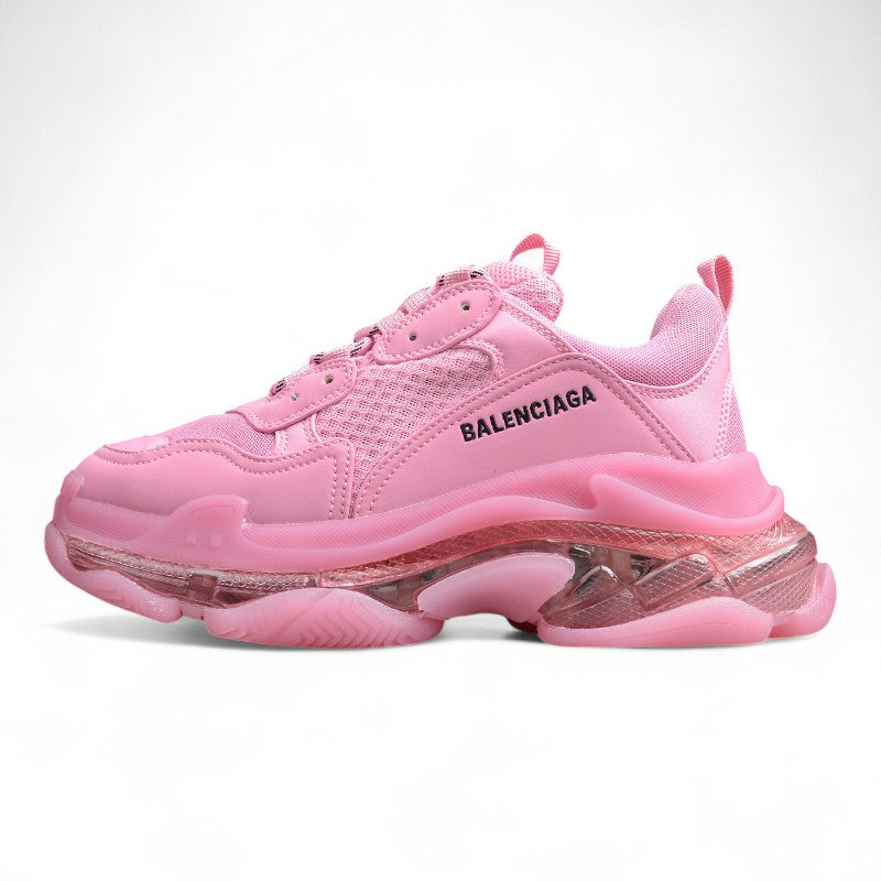 Balenciaga Triple S Clear Sole Pink Women’s Sneakers