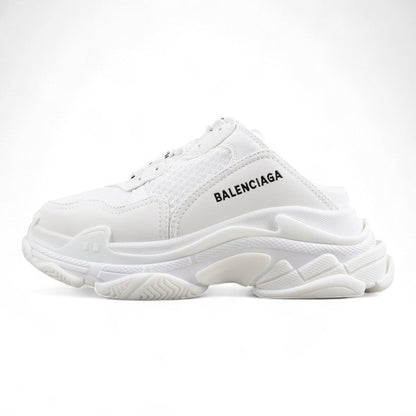 Balenciaga Triple S Mule All White