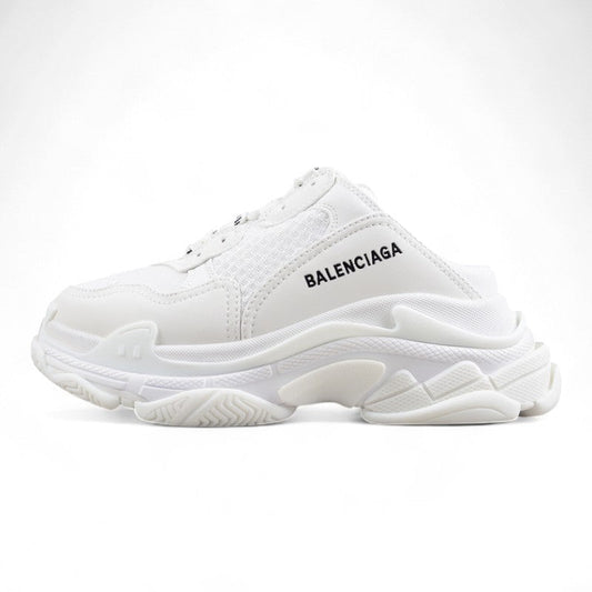 Balenciaga Triple S Mule All White