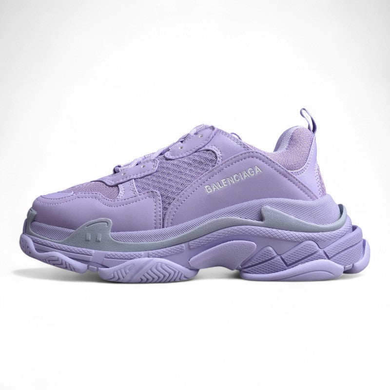 Women's Lavender Chunky Platform Sneakers