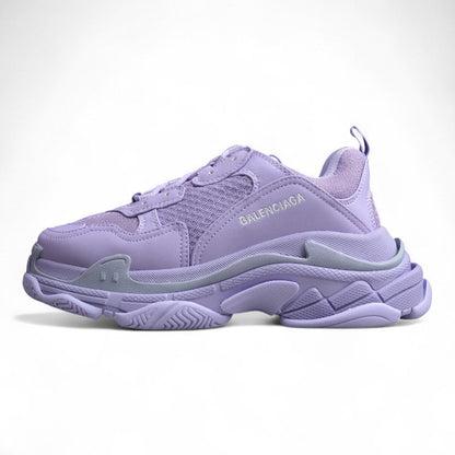 Women's Lavender Chunky Platform Sneakers