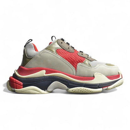 Balenciaga Triple S Red Grey