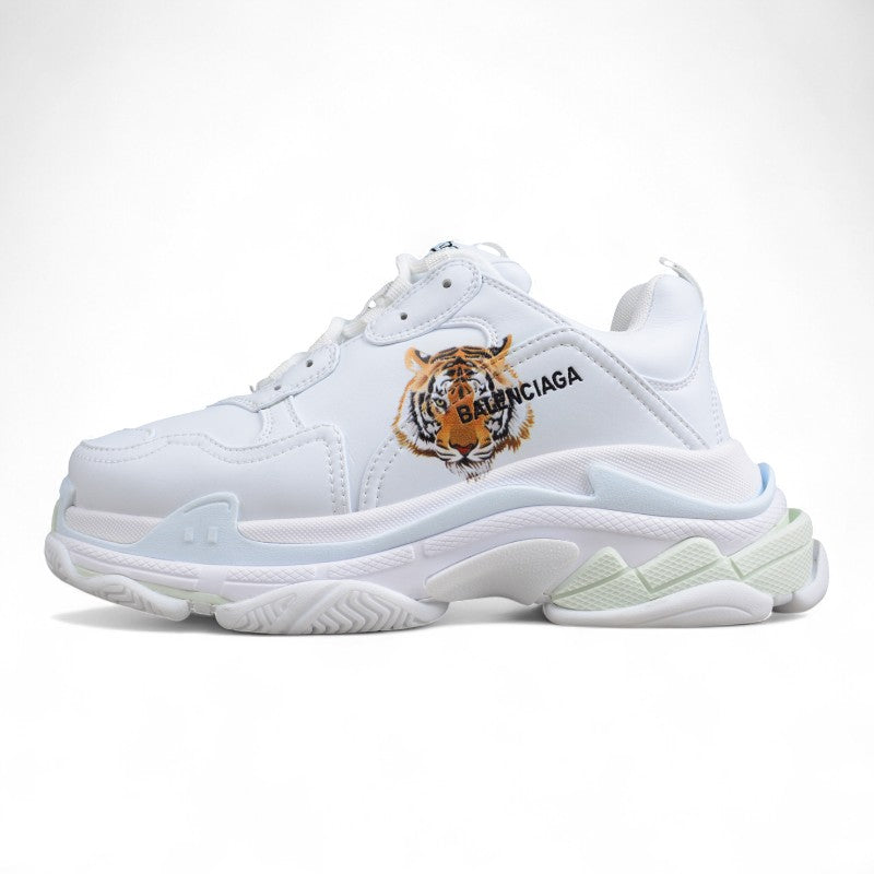 Balenciaga Triple S Tiger Year Edition White Sneakers