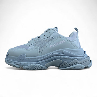 Balenciaga Women’s Triple S Light Blue Sneakers