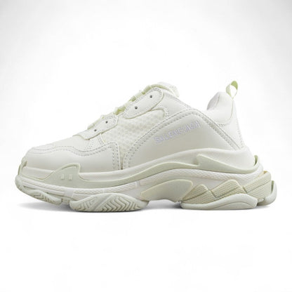 Balenciaga Triple S White Rubber Sneakers