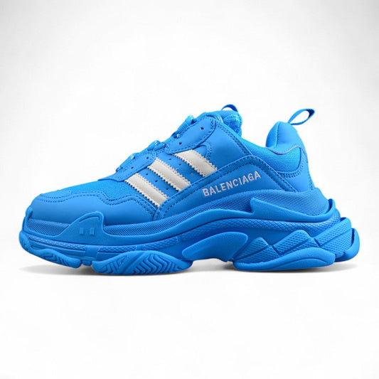 Balenciaga x Adidas Triple S Blue Sneakers