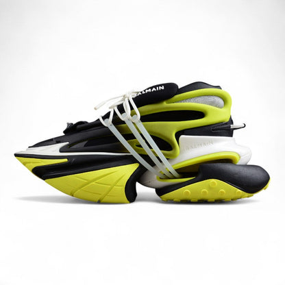 Balmain Unicorn Black Yellow Trainers