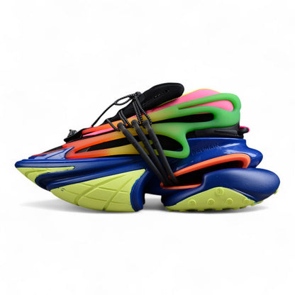 Balmain Unicorn White Black Multicolor Trainers