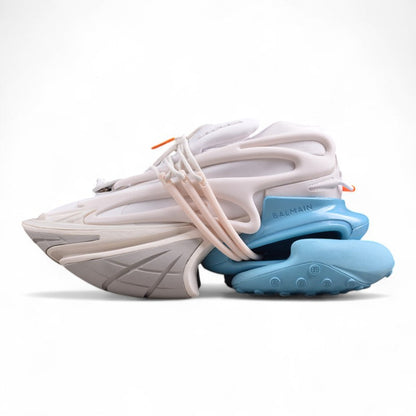 Balmain Unicorn Blue White Trainers