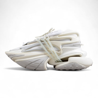 Balmain Unicorn All White Trainers