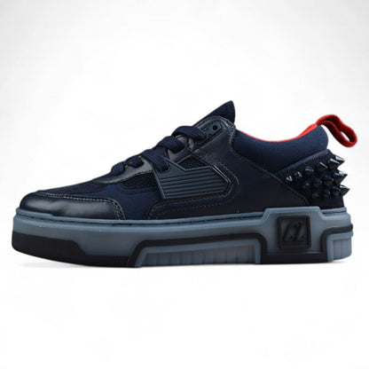 Christian Louboutin Astroloubi Lace-Up Navy Blue