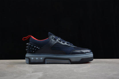 Christian Louboutin Astroloubi Lace-Up Navy Blue