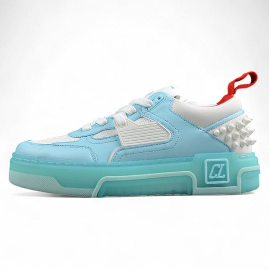 Christian Louboutin Astroloubi Leather Sneakers in Ice Blue
