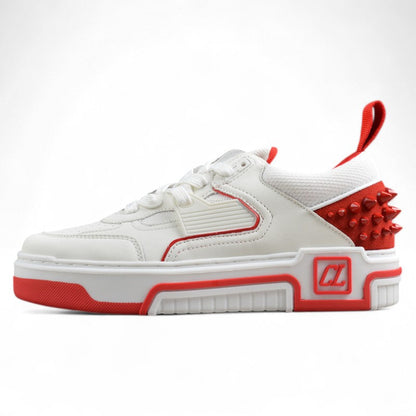 Christian Louboutin Astroloubi Leather White Red
