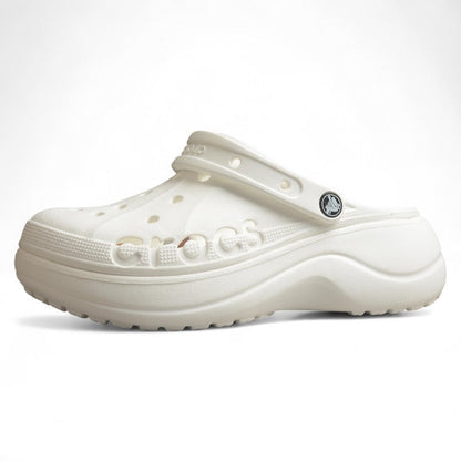 Crocs Baya Platform Clog White (Women's)