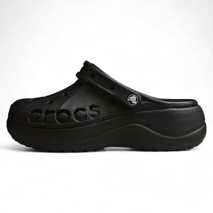 Crocs Baya Platform Clog Black (Women's)