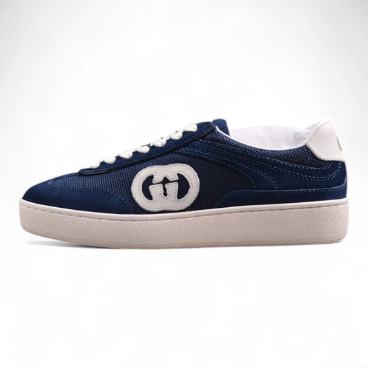 Gucci Interlocking G Blue White Low Top Sneakers