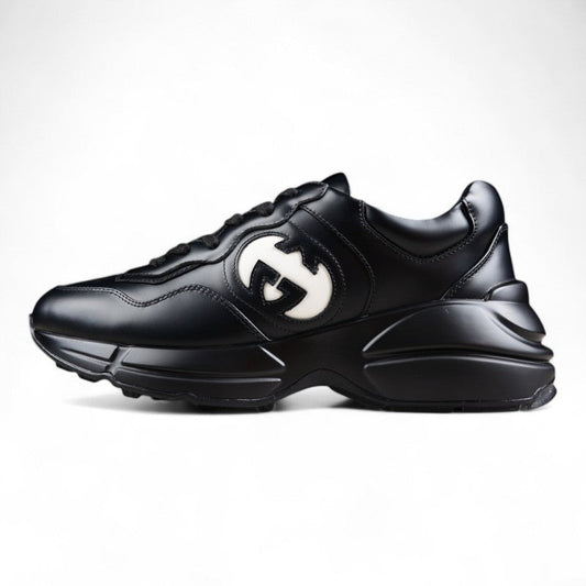 Gucci Interlocking G Rhyton Black Sneakers