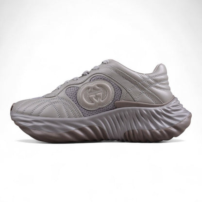 Gucci Ripple Grey Leather Sneakers