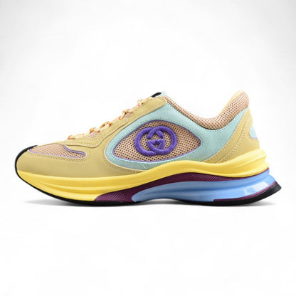 Gucci Run Amarelo Leather Sneakers