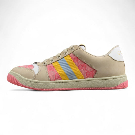 Gucci Screener GG Sneakers Pink Beige