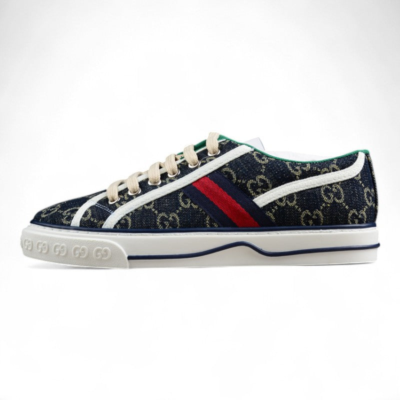 Gucci Tennis 1977 GG Denim Monogram Sneakers