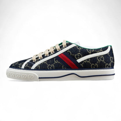 Gucci Tennis 1977 GG Denim Monogram Sneakers